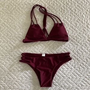 New dark wine swimsuit!